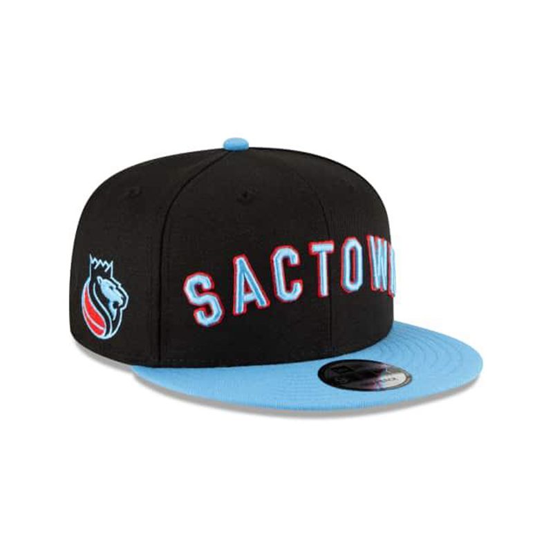 NBA Sacramento Kings City Edition 9Fifty Snapback (ORB0972) - Black New Era Caps